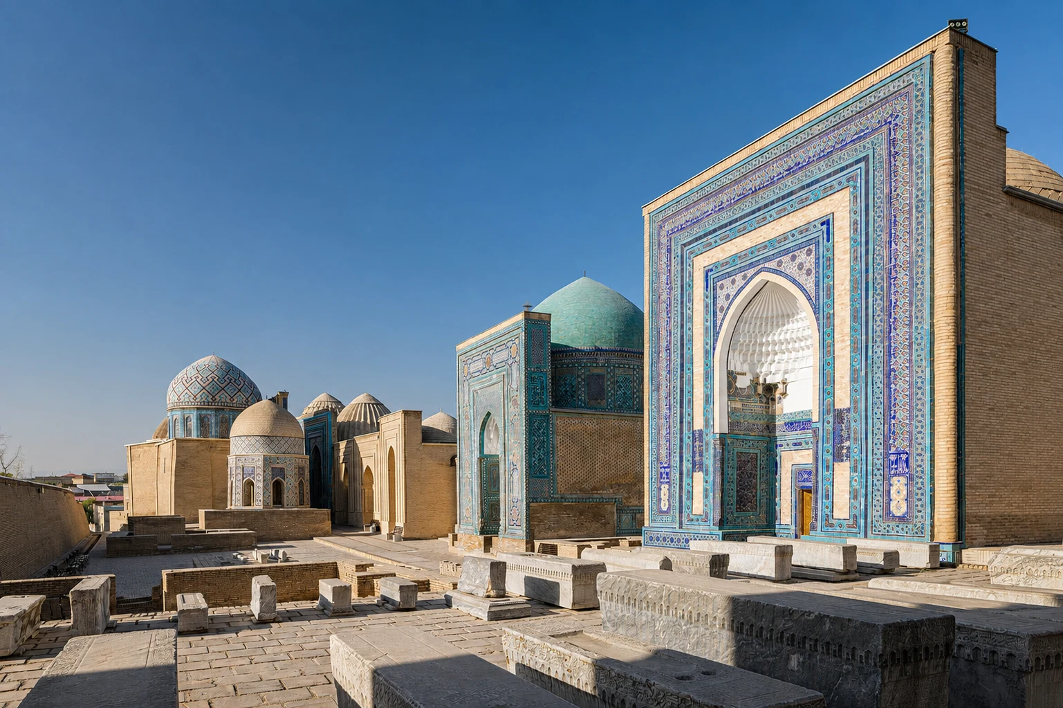 Shah-i-Zinda necropolis in Samarkand